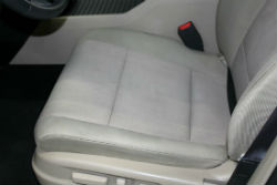 car interior after upholstery protection application